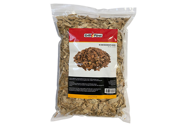 Copeaux de bois de fumage hickory pour barbecue et fumoir