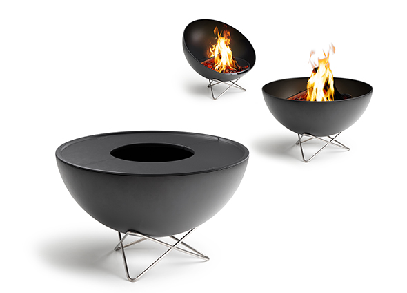 3 utilisations différentes du brasero barbecue Bowl Höfats bas