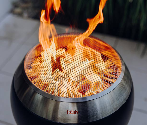 Pare-feu en inox Höfats pour brasero Moon 45
