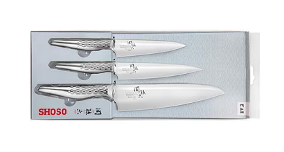 Kit 3 Couteaux Japonais SHOSO Chef - KAI