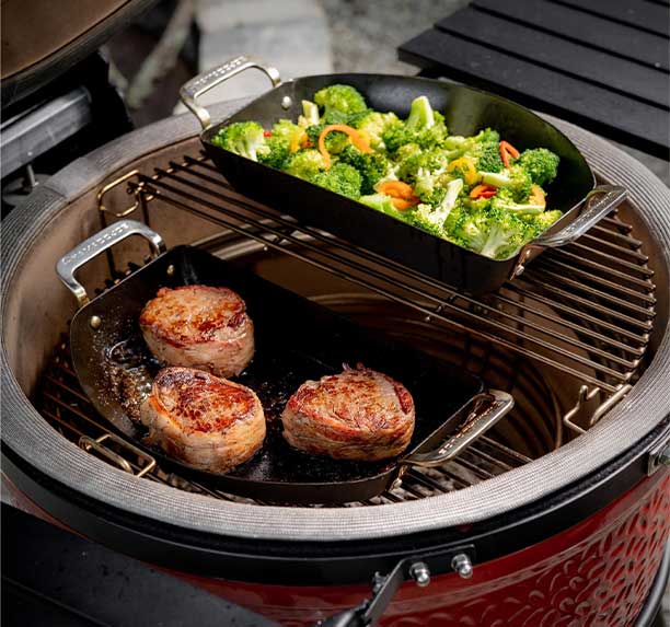 Set de 2 poêles demi-lune Kamado Joe