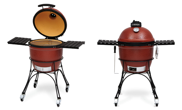 Barbecue kamado Classic Joe I ouvert et fermé