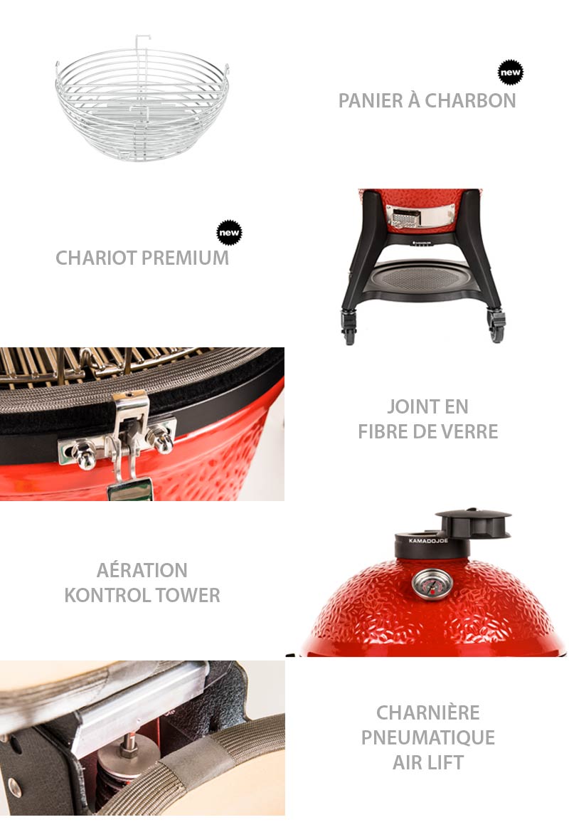 Fonctionnalités du Classic Joe 3 Kamado Joe