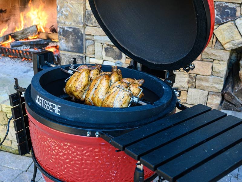 Poulet rôti sur la Joetisserie