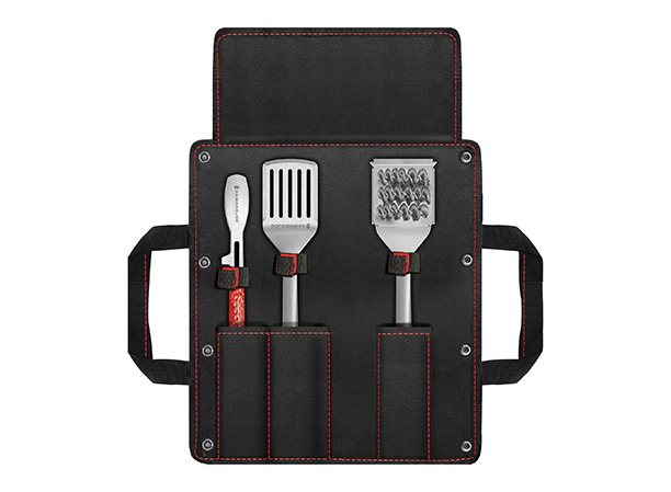Kit d'ustensiles barbecue inox Kamado Joe