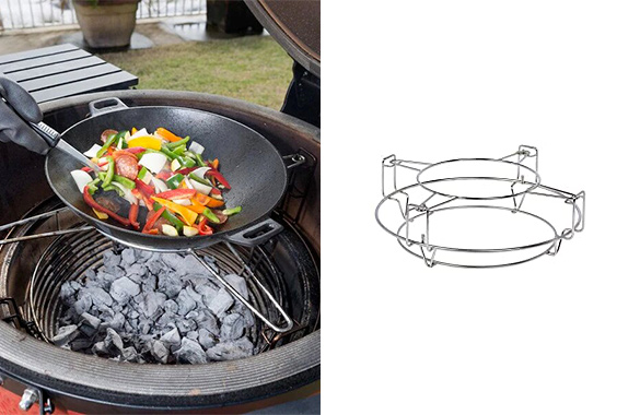 Support de cuisson inox barbecue Big Joe Kamado Joe