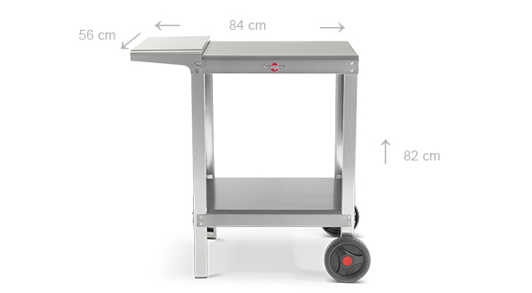 Dimensions du Chariot Plein Air Compact Krampouz