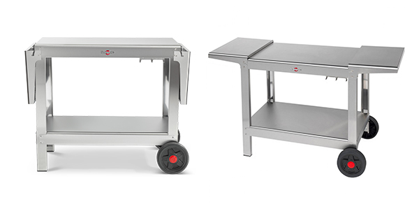 Chariot Inox Plein Air Plancha Krampouz 2 tablettes