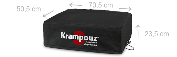 Dimensions de la housse imperméable de protection du Barbecue Plancha Duo K