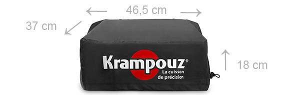 Dimensions de la housse imperméable de protection Barbecue Electrique Mythic Krampouz