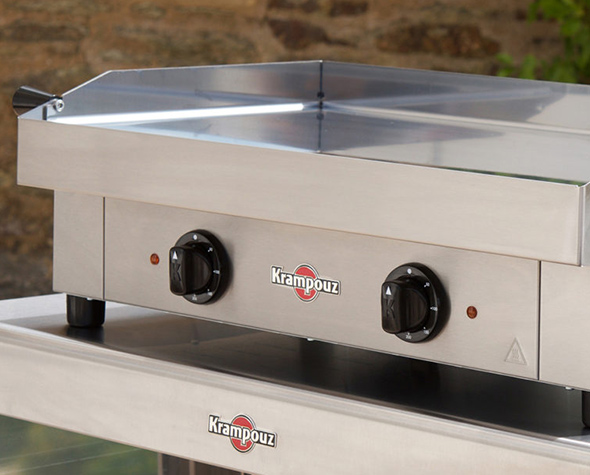 Plancha électrique Saveur inox Krampouz cuisson