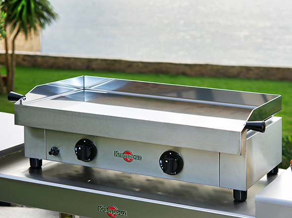 Plancha gaz Saveur inox Krampouz cuisson