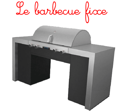 le barbecue gaz fixe