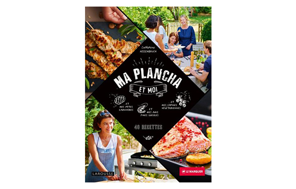 Page de couverture du livre de recettes Ma Plancha et Moi