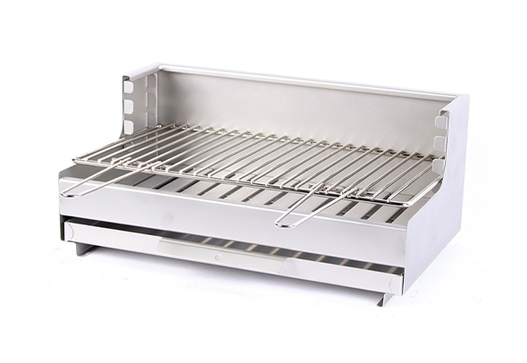 Barbecue charbon Vulcain Inox Le Marquier 54 x 32 cm