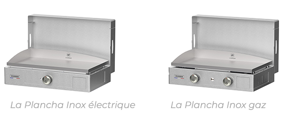 Couvercle La Plancha Inox compatible sur les versions gaz et électrique