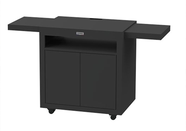 Desserte plancha 80 Le Marquier avec tablette en acier noir