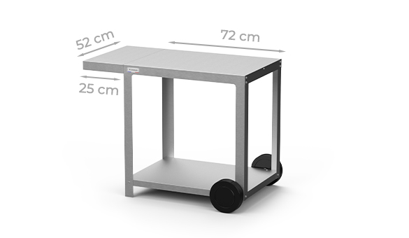 CHARIOT PLANCHA ACIER EPOXY