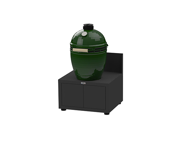 Meuble pour kamado Le Marquier noir compatible barbecue céramique taille M et L