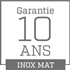 Picto garantie 10 ans inox