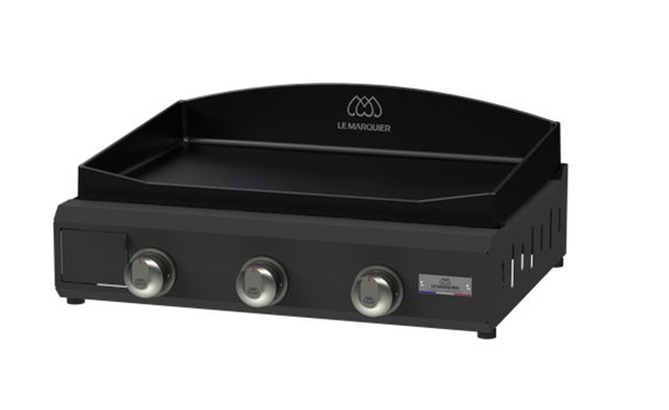 Plancha gaz Amalia Pro 360 noire Le Marquier