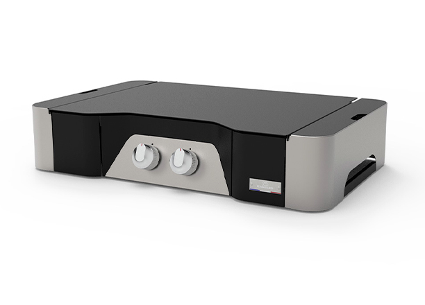 Plancha gaz Exclusive 260 DUO couvercle fermé