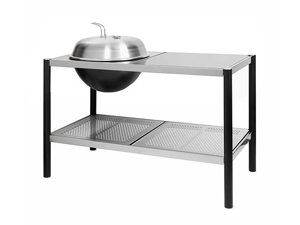 Table et barbecue charbon 54 cm encastrable Kitchen Martinsen