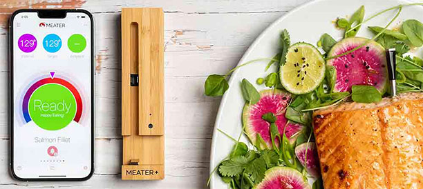 Utilisation de la sonde pour barbecue MEATER Plus avec application sur smartphone