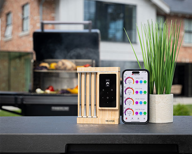 Thermomètre MEATER Pro et son application sur smartphone