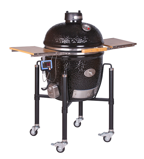 Barbecue kamado Monolith Classic Guru PRO Séries 2.0 sur chariot