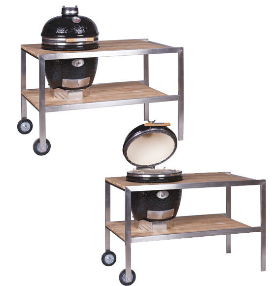 Table avec barbecue Classic Pro encastrer Monolith