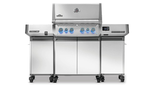 2 meubles de rangement en inox Napoléon Prestige