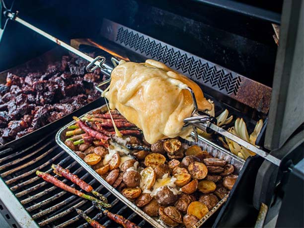 Fourche à viande pour rôtisserie Napoléon