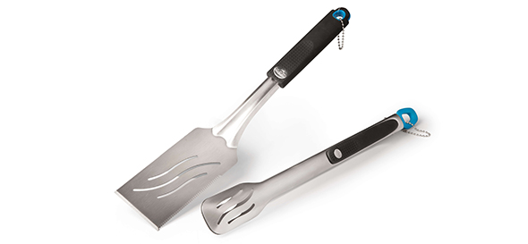 Spatule coupante et pince en inox Napoleon