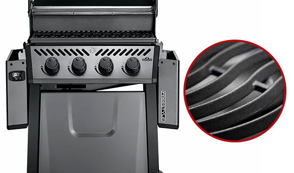 Zoom sur la grille de cuisson WAVE Napoléon