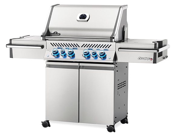 Barbecue gaz Prestige PRO 500 vue latérale