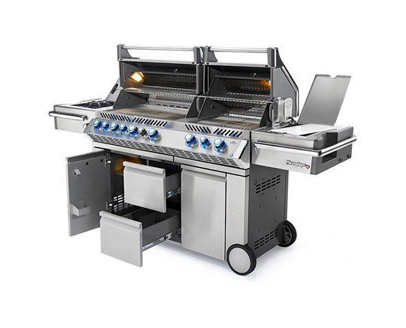 Barbecue gaz Prestige PRO 825 ouvert