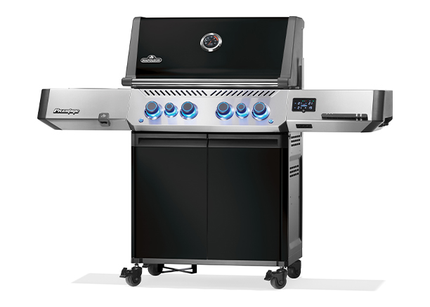 Barbecue gaz Prestige 500 noir connecté Napoléon