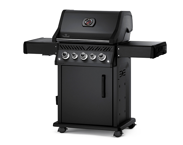 Vue latérale du barbecue Rogue Phantom SE 425