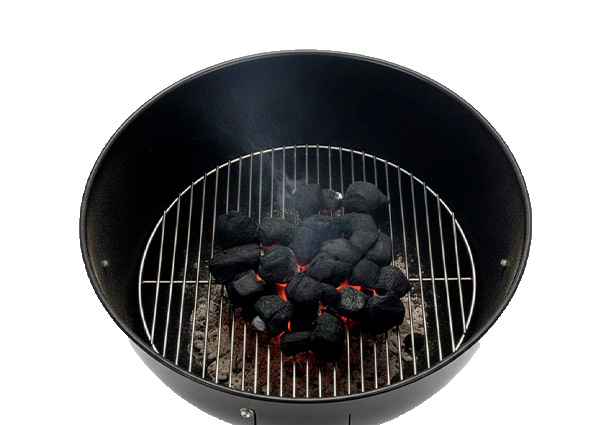 Grille foyère dans barbecue charbon 47 cm