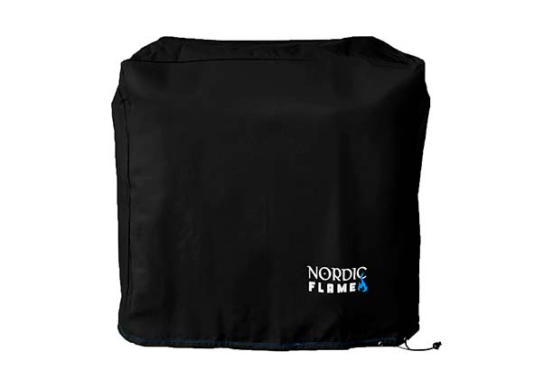 Housse Premium 125cm Nordic Flame pour plancha sur chariot