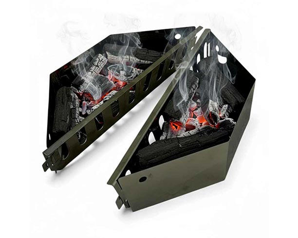 2 paniers à charbon pour barbecue Weber