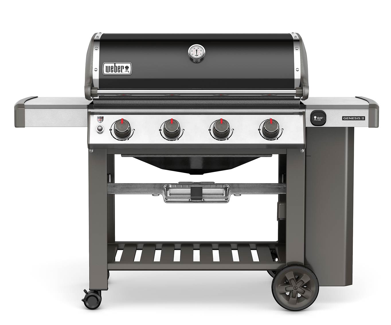 genesis II E410 noir GBS Weber