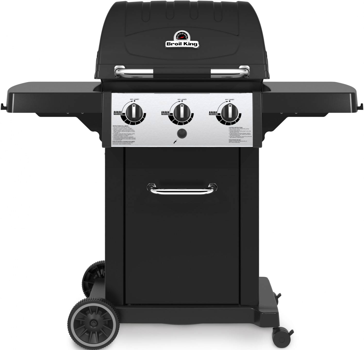 barbecue broil king royal 320 noir face