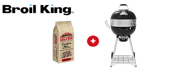 Produits éligibles : Crown Premium Gourmet Set Broil King = sac de charbon Grill O'Bois 50 L Qualité Restaurant