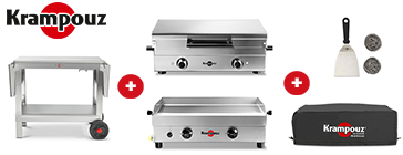 Produits éligibles : Planchas gaz et électrique, chariots et accessoires.