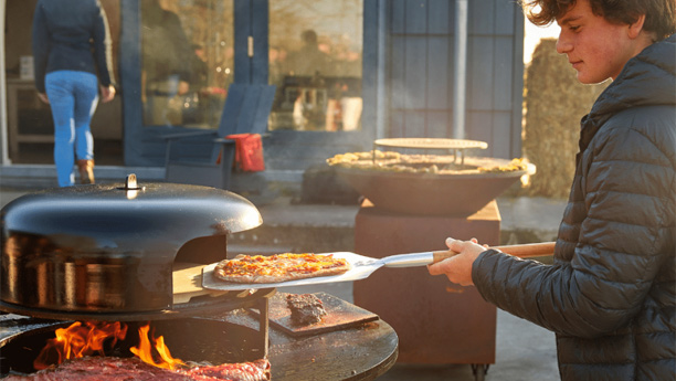 Cuisson dans four à pizza sur Ofyr