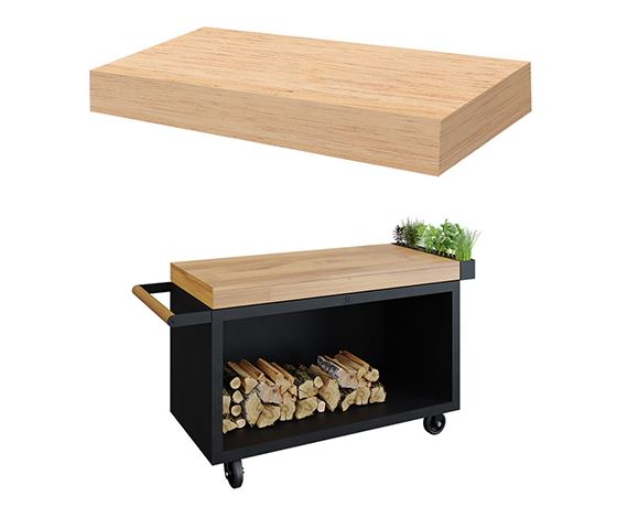 Bloc de Bois de Teck 135 PRO Ofyr