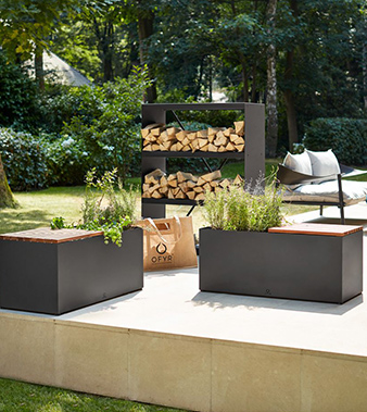 Banc avec plante Ofyr