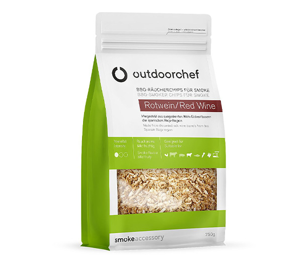 Copeaux de bois Outdoorchef Vin Rouge pour fumage à chaud